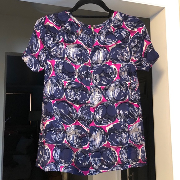 Tory Burch Abstract Circle Print Top - Picture 6 of 6